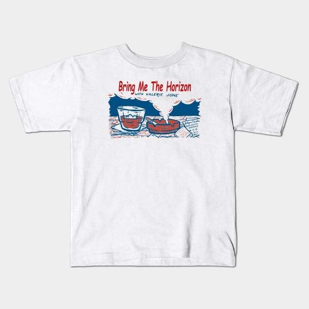 Horizon Vintage Kids T-Shirt by Animal Paper Art